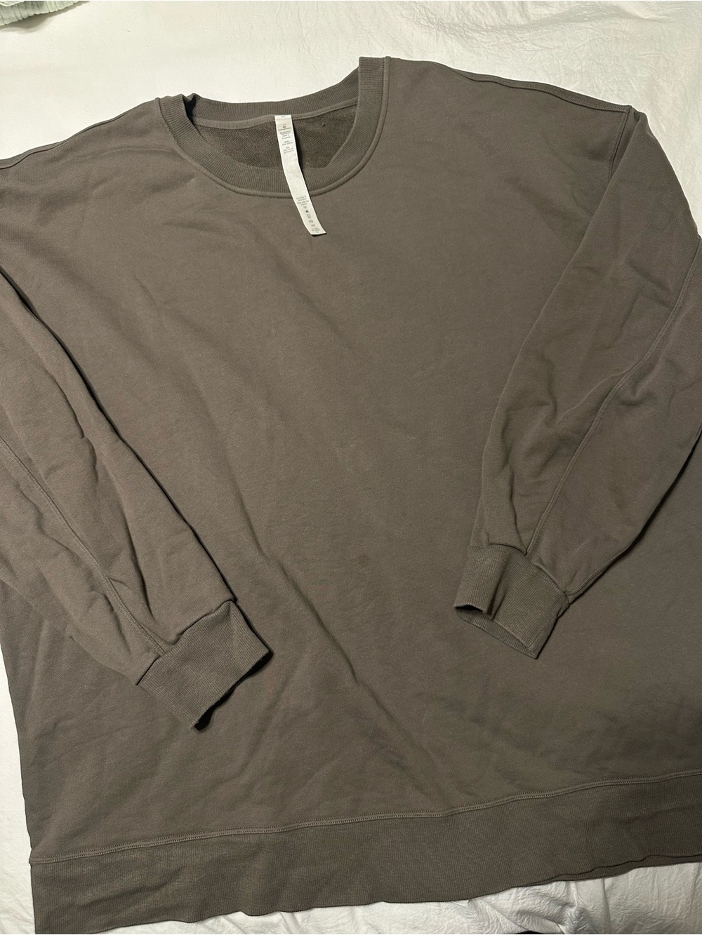 Lululemon Taupe Crewneck Sweatshirt - Picture 2 of 3